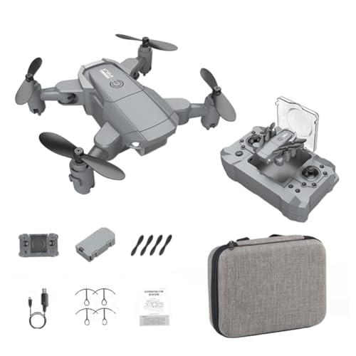 BESPORTBLE 1Juego Mini Dron Plegable Con Cámara Aérea Cuadrotor Rc Para Fotografía Aérea Estable y Retención De Teledirigido Con LED y Función