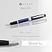 Cross Bailey Blue Lacquer Rollerball Pen - Refillable Pen for Smooth Writing - Well-Balanced, Distinctive Design - Easy Handling - Comfortable Grip - Gift-Ready Black Ink
