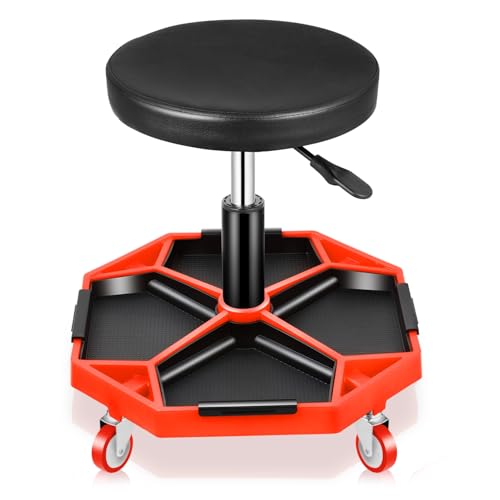 Auto Dynasty Mechanic Stool with Tool Tray