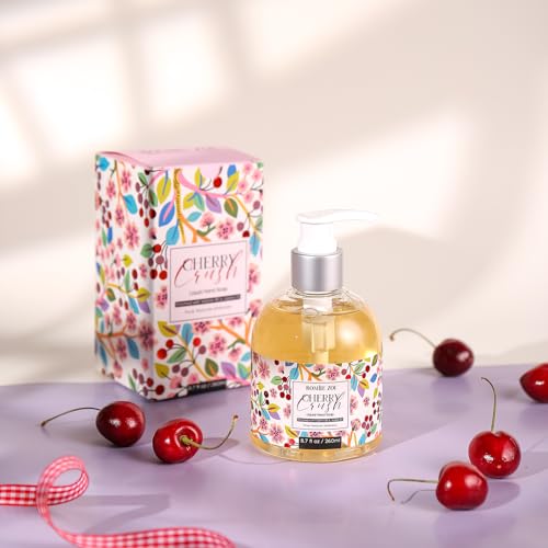 Image of ROMIIE ZOI Liquid Hand Soap with Gift Box - Cherry Crush - 260ml / 8.7 fl.oz