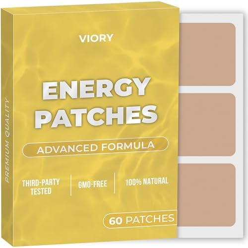 Energy Patches (Pack of 60) - 100% Natural Patch for Women and Men