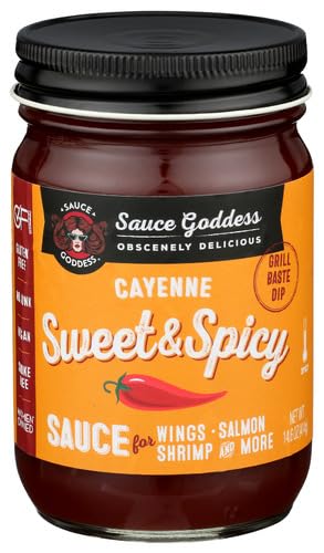 Sauce Goddess Sweet and Spicy Sauce 14.6 oz (Pack of 6)