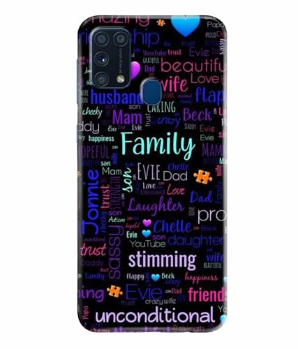 Image of Printed Hard Back Case Cover & Compatible for Samsung Galaxy M31 / Samsung Galaxy M31 Prime | Motivation Inspired Quotes (Multicolor) - D1208