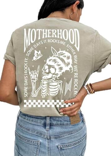 Image of Giftifymama Nursing Shirts Maternity Tops for Women Zipper Summer Breastfeeding T-Shirt Pregnancy Clothes Friendly