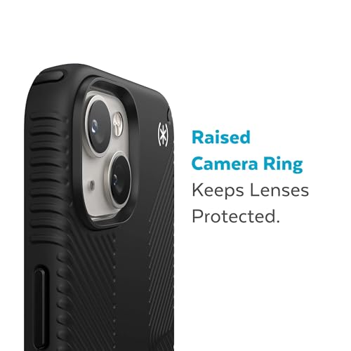 Speck iPhone 15 Plus & iPhone 14 Plus Case - MagSafe Compatible, Drop Protection, Soft Touch Grip - Presidio2 Grip Black - Thumbnail 5