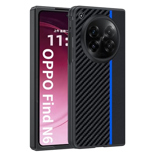 OPPO Find N6 �p TPU�{���U�[ �X�}�z�P�[�X �o�C�J���[ ���C���f�U�C�� SpinoArmor �ϏՌ� �����h�~ �L�Y�h�~ �w��h�~ ���^ �y�� �t�B�b�g�݌v �܂肽���݃X�}�z�P�[�X OPPO Find N6�Ή��i�u���[�j