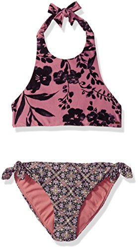 Image of O'Neill Girls' Luna High Neck Halter Top and Bottom Swimsuit