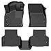 Husky Liners ? Weatherbeater | Fits 2022 - 2023 Volkswagen Taos - Front & 2nd Row Liner - Black, 3 pc. | 95251