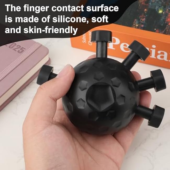 Finger Grip Strengthener, Finger Exerciser Grip Strength Trainer Hand Gripper Strengthening Devices Small Squeeze Training Tools for Musician Rock Climber Fitness Enthusiast