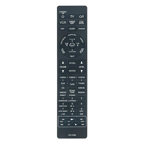 Télécommande RC-518M pour remplacer le boîtier Onkyo HT-S7636FR cassé