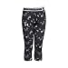 Under Armour Girls' HeatGear Armour Printed Capri, Black/Black, Youth Large