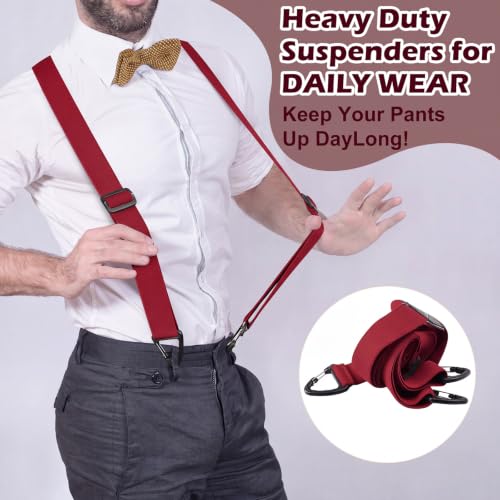 Image of Sintege X Back Hidden Suspenders for Men 1.5 Inch