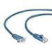 InstallerParts (10 Pack) Ethernet Cable CAT5E Cable UTP Booted 4 FT - Blue - Professional Series - 1Gigabit/Sec Network/Internet Cable, 350MHZ