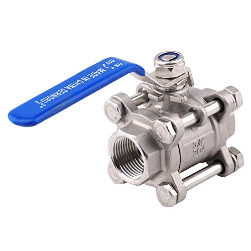 DERNORD Ball Valve 3/4 Inch NPT Threaded - Stainless Steel 304 Female 3 Piece Full Port by DERNORD - Image 6