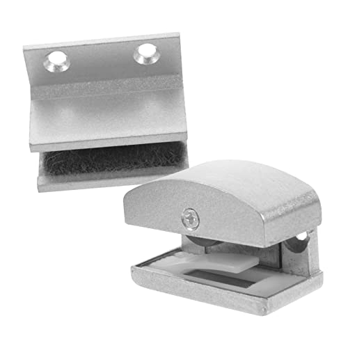 6 Peças batente de porta abajur de pétala porta de chuveiro de vidro trilha guia da porta guias de p