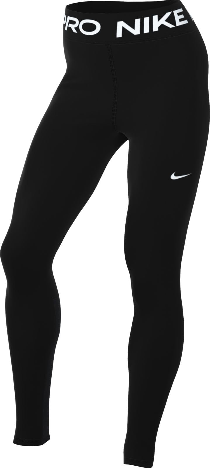 Nike Women's W Np Sculpt Df Hr Tight Leggings, Black/White, M