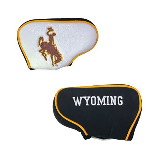 Team Golf NCAA Wyoming Cowboys Golf Blade Putter Cover Golf Club Blade Putter Headcover, Fits Most Blade Putters, Scotty Cameron, Taylormade, Odyssey, Titleist, Ping, Callaway