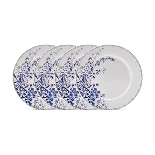 Mikasa Kaia Floral Bone China Dinner Plates, Set of 4, 11 Inch Mikasa Kaia Floral Bone China Dinner Plates, Set of 4, 11 Inch