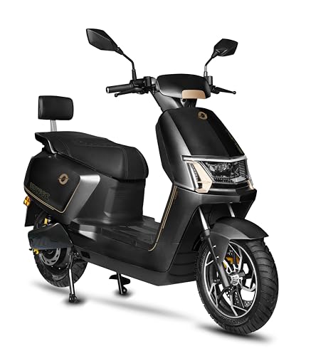 Image of SUN 60V 30Ah Electric Scooter Matte Black | Long Range High-Performance Scooter | Advance Booking at Ex-Showroom Price
