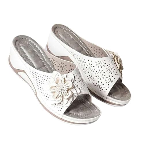 Sandales orthopédiques blanches FGRID pour soulager vos pieds tout l'été