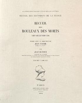 Paperback Recueil Des Rouleaux Des Morts: 1400-1451 [French] Book