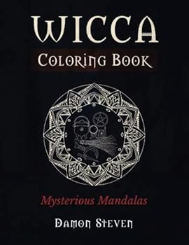 Paperback Wicca Coloring Book: Mysterious Mandalas Book