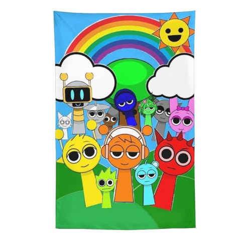 XvL[ Sprunki ̃p^[Q[e[}ɂã^yXg[  ʐ^|X^[ ǂ̑ nbs[o[Xf[p[eB[̃^yXg[ 60"x90"