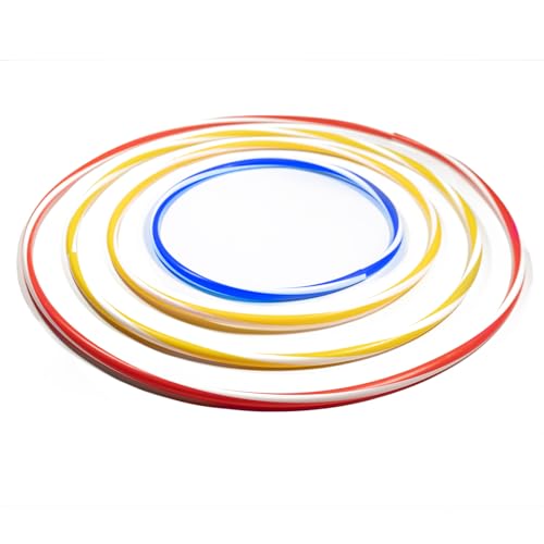 Dawson Sports 1-Piece Gymnastics Training Hoop - Fitness Hoops (Dual Colors) colors may vary (24 (610mm))