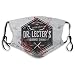 Produktbild Hey Judey Mundschutz Gesichtsschutz Dr Lecters Gourmet Dining Hannibal Black with Adjustable Earloop Washable Reusable Mouth Cover Face Cover
