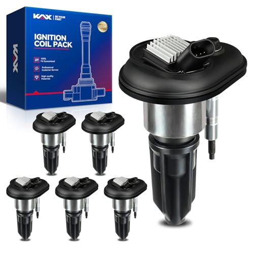 Image of KAX Ignition Coil Pack Fit for Chevy Trailblazer 2002-2005 | Colorado 2004-2006, Envoy 2002-2004, Trailblazer EXT 2003-2005 4.2L, Canyon 2004-2006, H3 2006 UF303