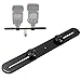 Lonker Dual Flash Bracket Tripod Mount for 1/4" Screw Studio Video Light Stand External Flashlight Speedlite Camera ( Without Hot Shoe Socket)
