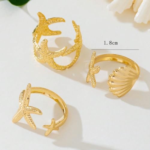 Bague de sirène en coquillage pour vos vacances