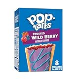 Pop-Tarts Toaster Pastries, Breakfast Foods, Kids Snacks, Frosted Wild Berry, 13.5oz Box (8 Pop-Tarts)