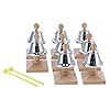 8 Stks Hand Bells Set, 8 Note Handbells Aluminium Percussie Muzikale Party Instrument voor Kinderen