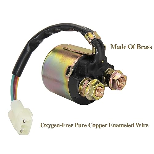 Greluma 1 Stück SND6073 Startermagnetrelais für Honda TRX90 TRX400 TRX450 TRX450ES TRX350 TRX500 TRX650 TRX680 FourTrax Foreman Rancher Rubicon Pioneer 700 35850-HM7-000