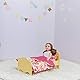 Olivia’s Little World Kleine Prinzessin 45 cm Puppen-Einzelbett, Gelb & Bettzeug Sommerblumenset TD-11929-1J