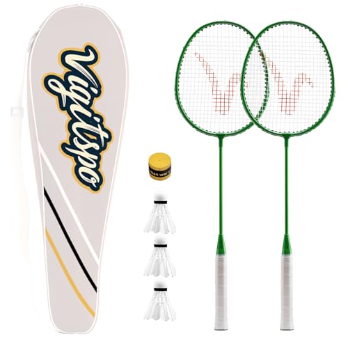 Double Racket Set with Free Shuttlecocks
