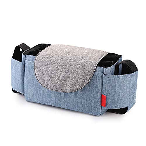 Bolsa Organizadora Impermeable, Bolsa Organizadora De Mamá, Bolsos Organizador Carro, para Toallitas HúMedas, PañAles, Se Utiliza Como Bolso De Mano, Ajuste Universal(Azulado)