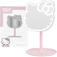 Get Trend Makeup Mirror, Vanity Compact Dressing Table Mirror With White Lights, Battery Operated & Portable For Travel & Bedroom, Gifts For Adults