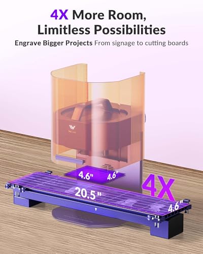 Image of Slide Extension for WeCreat Lumos Series Laser Engraver