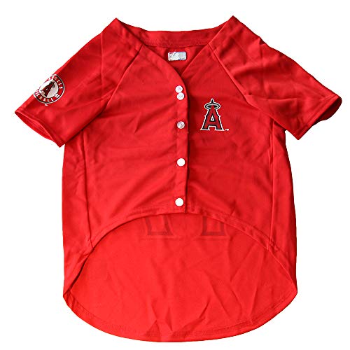 Image of MLBPA Dog Jersey - SHOHEI OHTANI #17 Pet Jersey - MLB Los Angeles Angels Mesh Jersey, X-Large