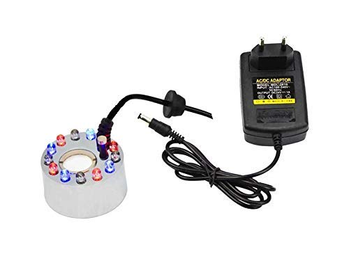 KANAbee 12 LED Multicolor Changing Mist Maker Fogger Water Fountain Pond Fog Machine Atomizer Air Humidifier-picture-49