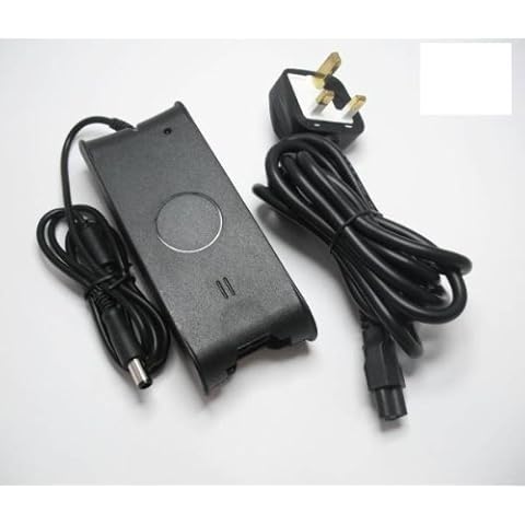 19.5V 3.34A 65W Laptop Charger Replacement AC Adapter for Dell HA65NS2-00 HH44H HN662 J62H3 K9TGR HA65NS1-00 HH44H J62H3 s K9TGR P/N JNKWD KSAF11900342 LC.ADT00.041 + UK Lead Cover