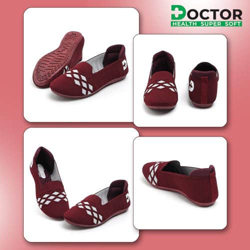 Image of DOCTOR HEALTH SUPER SOFT Women's Breathable Knit Running Shoes | Lightweight Slip-On Sneakers for Everyday Use | Soft Cushioned Comfort for Active Everyday Wear