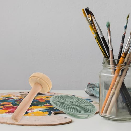 Kit de gravure rouleau bois et plaques d'impression Mipcase DIY
