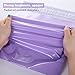 Hipruict Adult Diaper Disposal Bags, Set of 100 Dirty Diaper Bags Disposable, Self-adhesive Seal, Waterproof and Leak-proof, Discreetly Hide Personal Elderly Diapers, Seal Odor, Purple