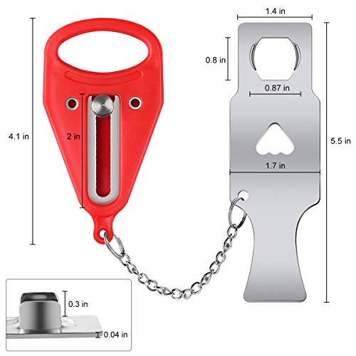 Portable Door Lock Great For Travel Apartment Essentials Bring Better Safety And Privacy Suitable For School, Dormitory, Rented Rooms, Airbnb, Hotel, Home, Motel #TOP1