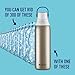 Brita Stainless Steel Premium Filtering Water Bottle, BPA-Free, Reusable, Insulated, Replaces 300 Plastic Water Bottles, Filter Lasts 2 Months or 40 Gallons, Includes 1 Filter, Stainless - 20 oz.