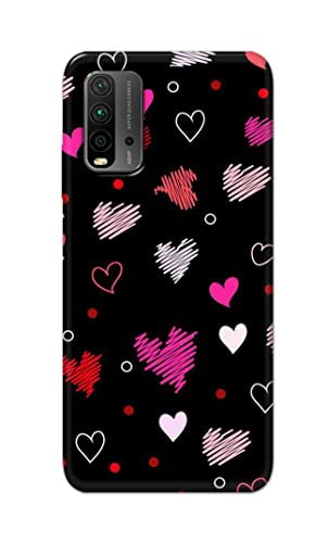 Image of PRINTFIDAA Vibrations of Love Hard Back Cover for Redmi 9 Power Back Cover -(P6) KAT1009