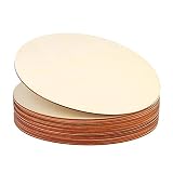 Wooden Circles, 20 Pieces 12 Inch Unfinished Round Wood Slices for Pyrography, Painting and Wedding